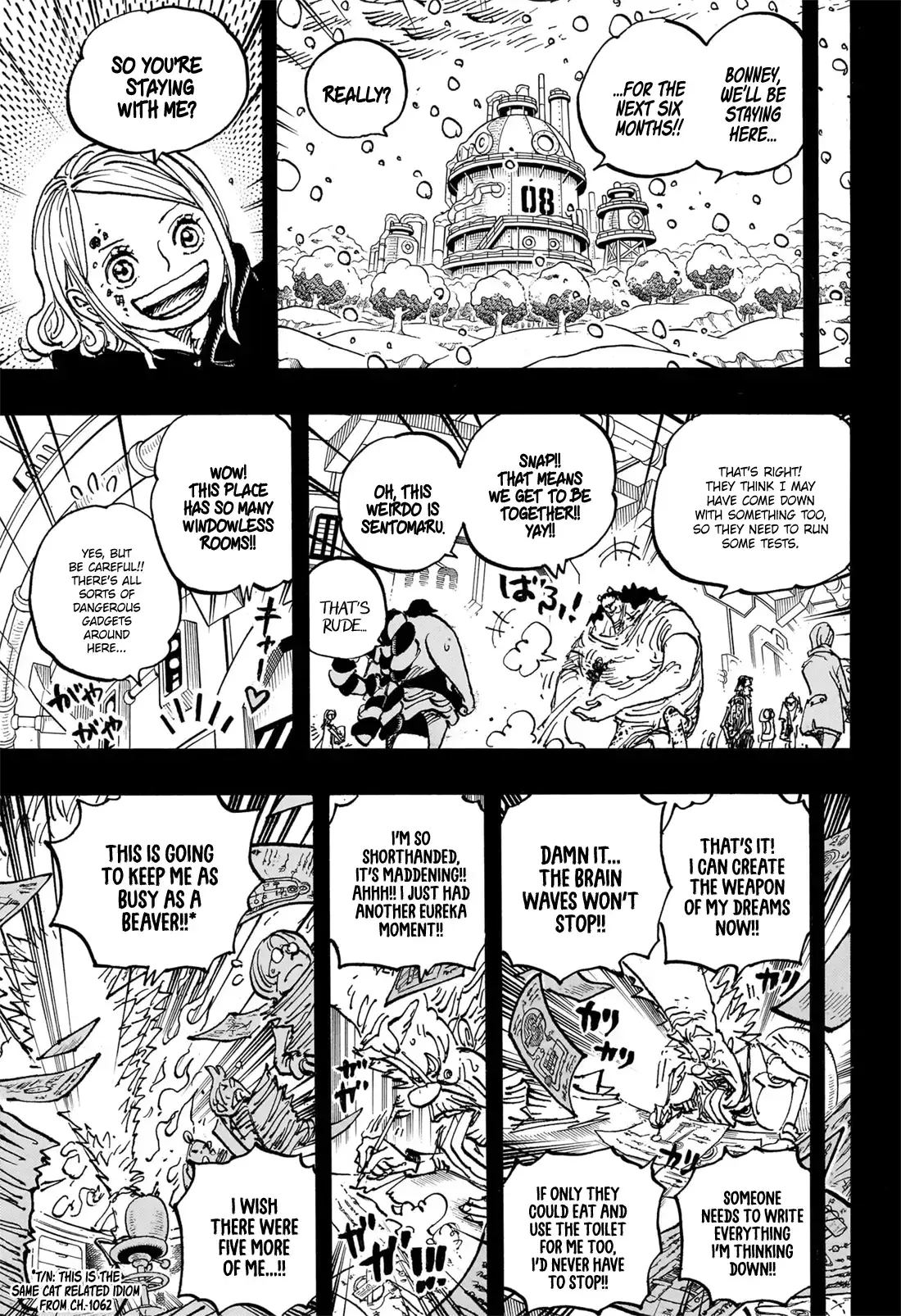 Chapter 1100 - THANK YOU, BONNEY - One Piece Manga 9