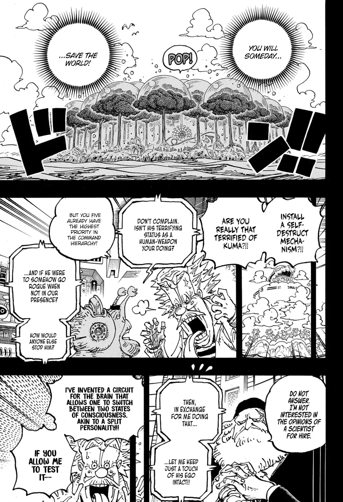 Chapter 1102 - THE LIFE OF KUMA - One Piece Manga 11