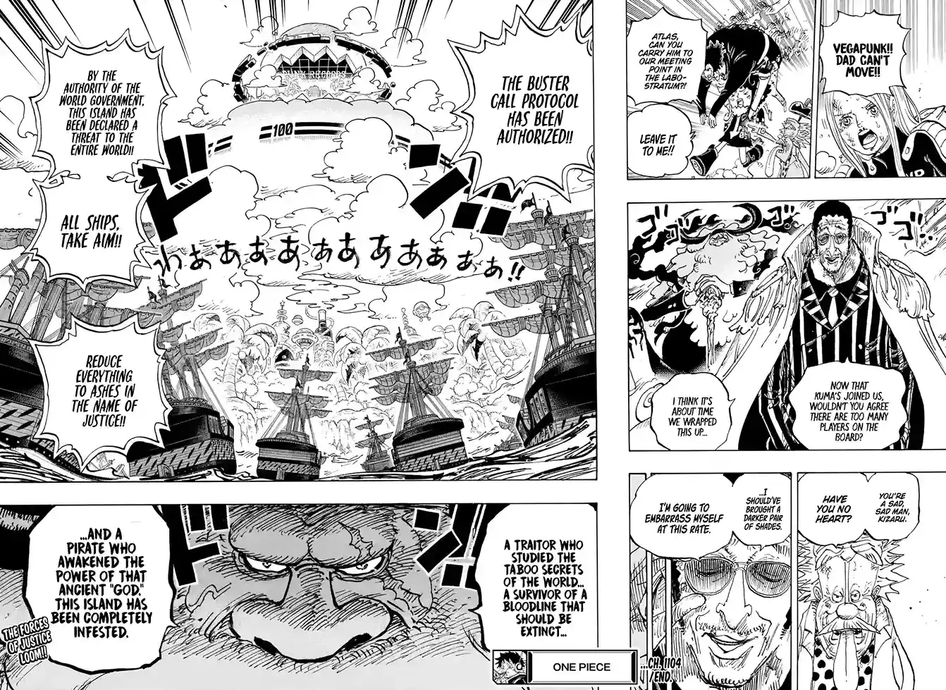 Chapter 1104 - THANK YOU, DADDY - One Piece Manga 13