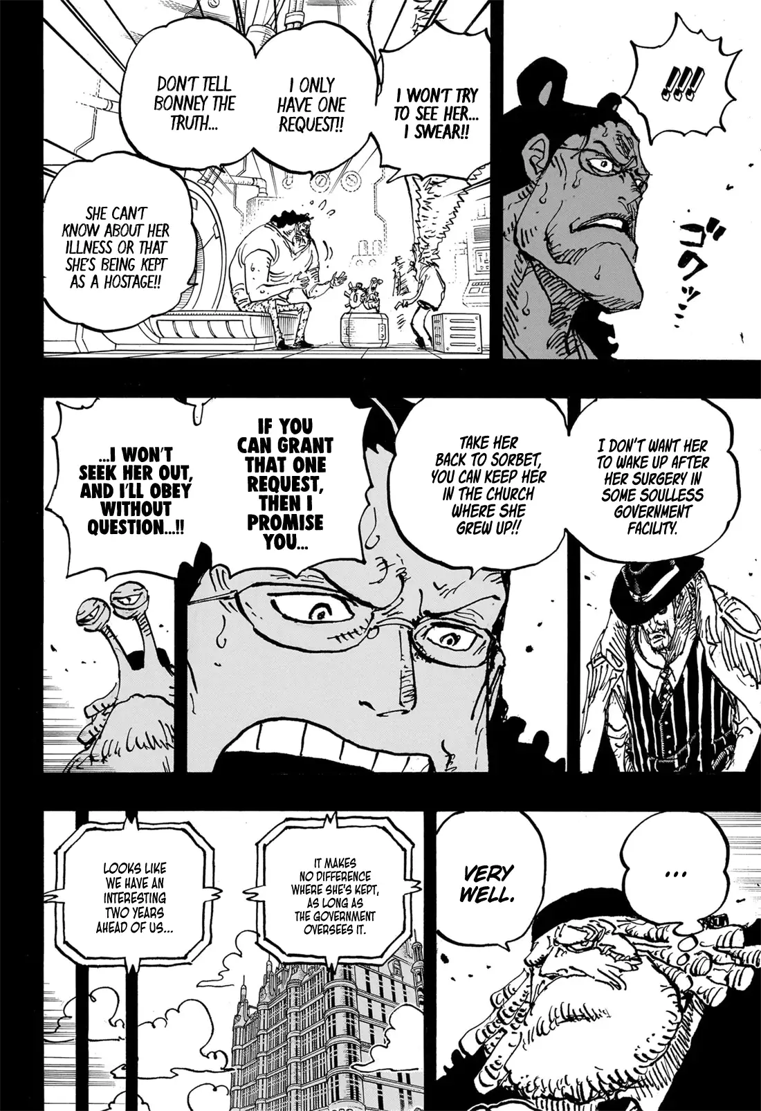 Chapter 1100 - THANK YOU, BONNEY - One Piece Manga 8