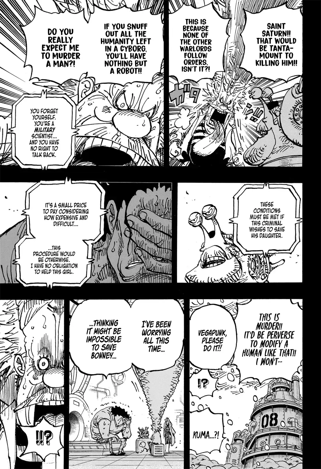 Chapter 1100 - THANK YOU, BONNEY - One Piece Manga 5