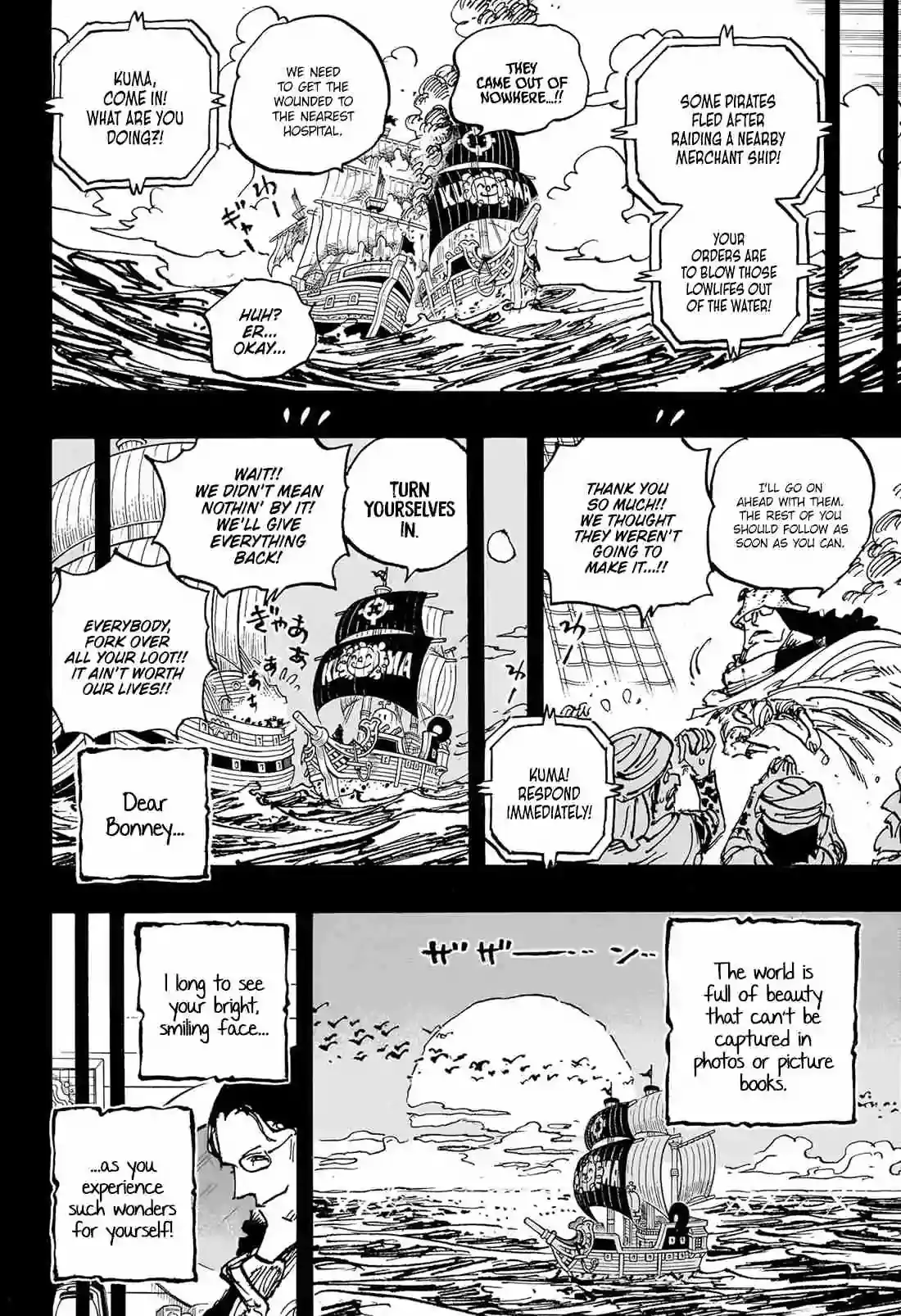 Chapter 1101 - DEAR BONNEY - One Piece Manga 4