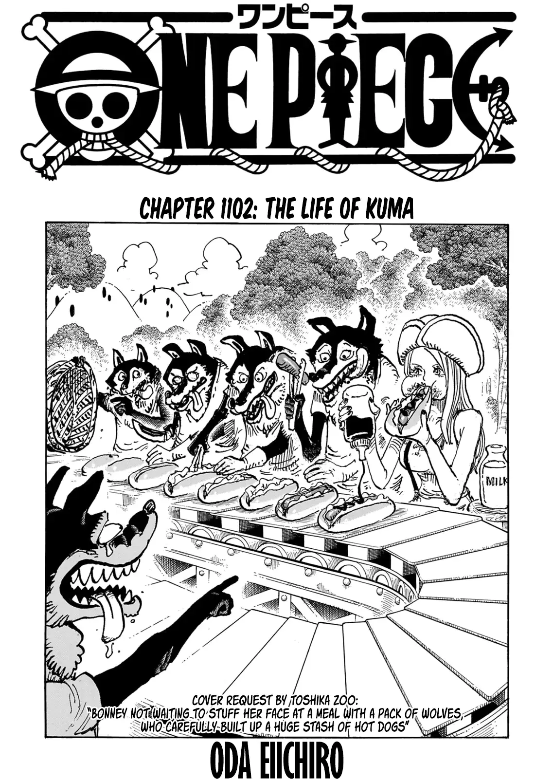 Chapter 1102 - THE LIFE OF KUMA - One Piece Manga 1