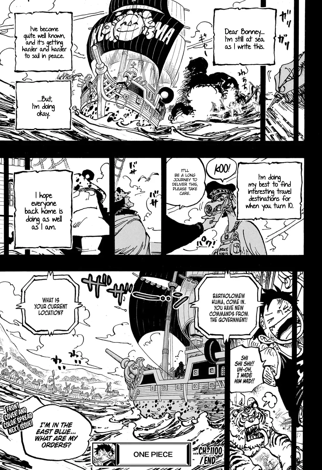 Chapter 1100 - THANK YOU, BONNEY - One Piece Manga 17