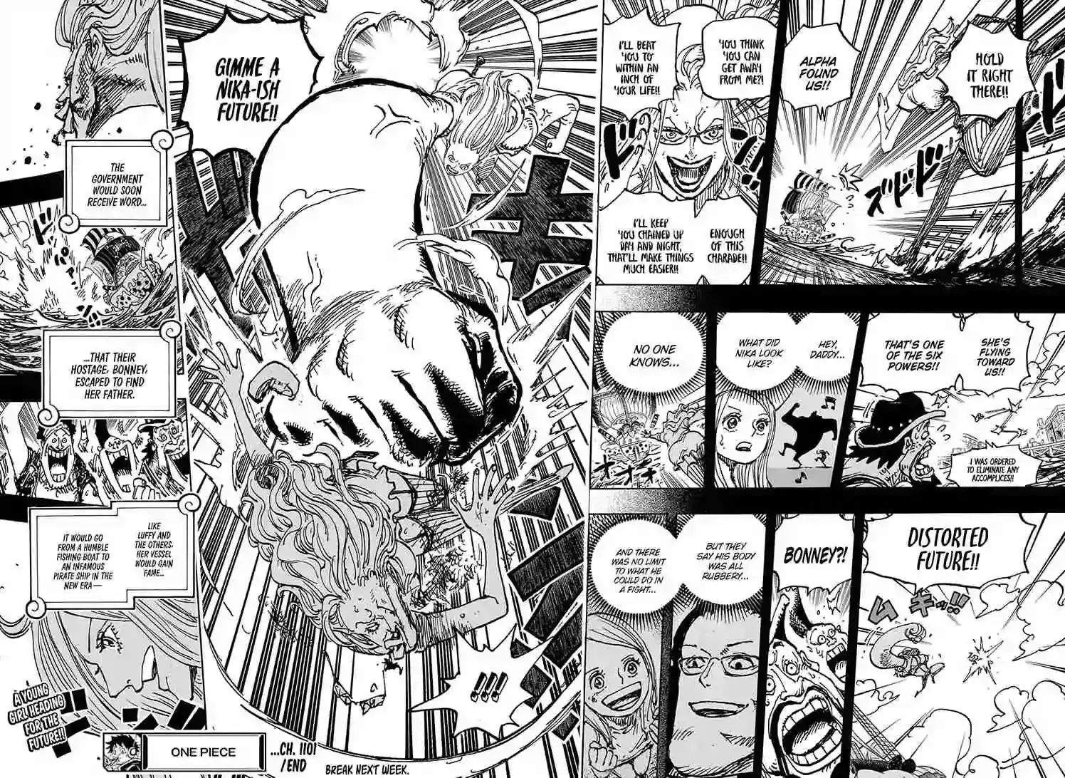 Chapter 1101 - DEAR BONNEY - One Piece Manga 14